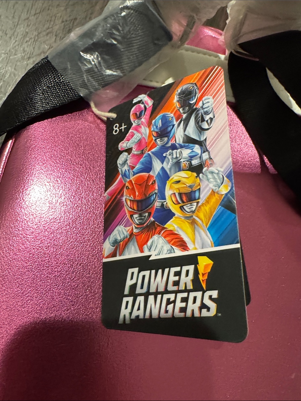 Loungefly Pink Power Ranger Mini Backpack - Picture 7 of 9